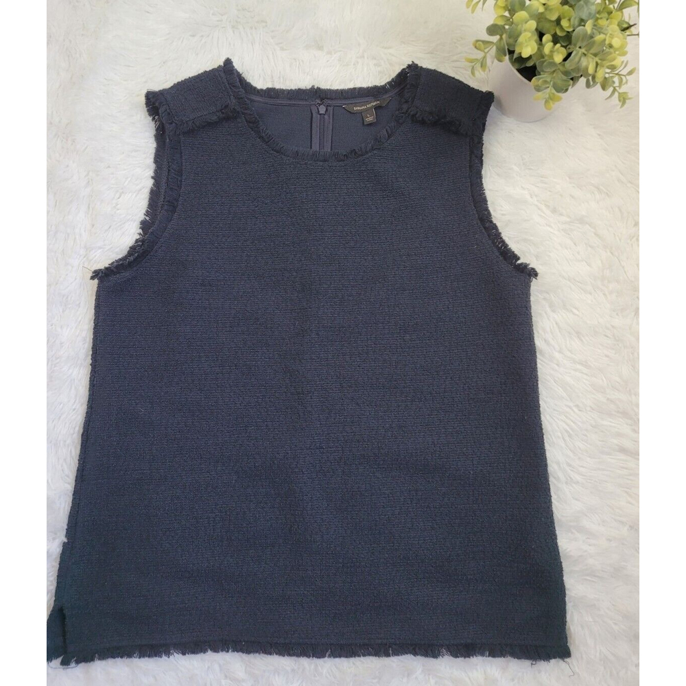 [342] Banana Republic Size L Women's Knit Back Zip Formal Tank Top